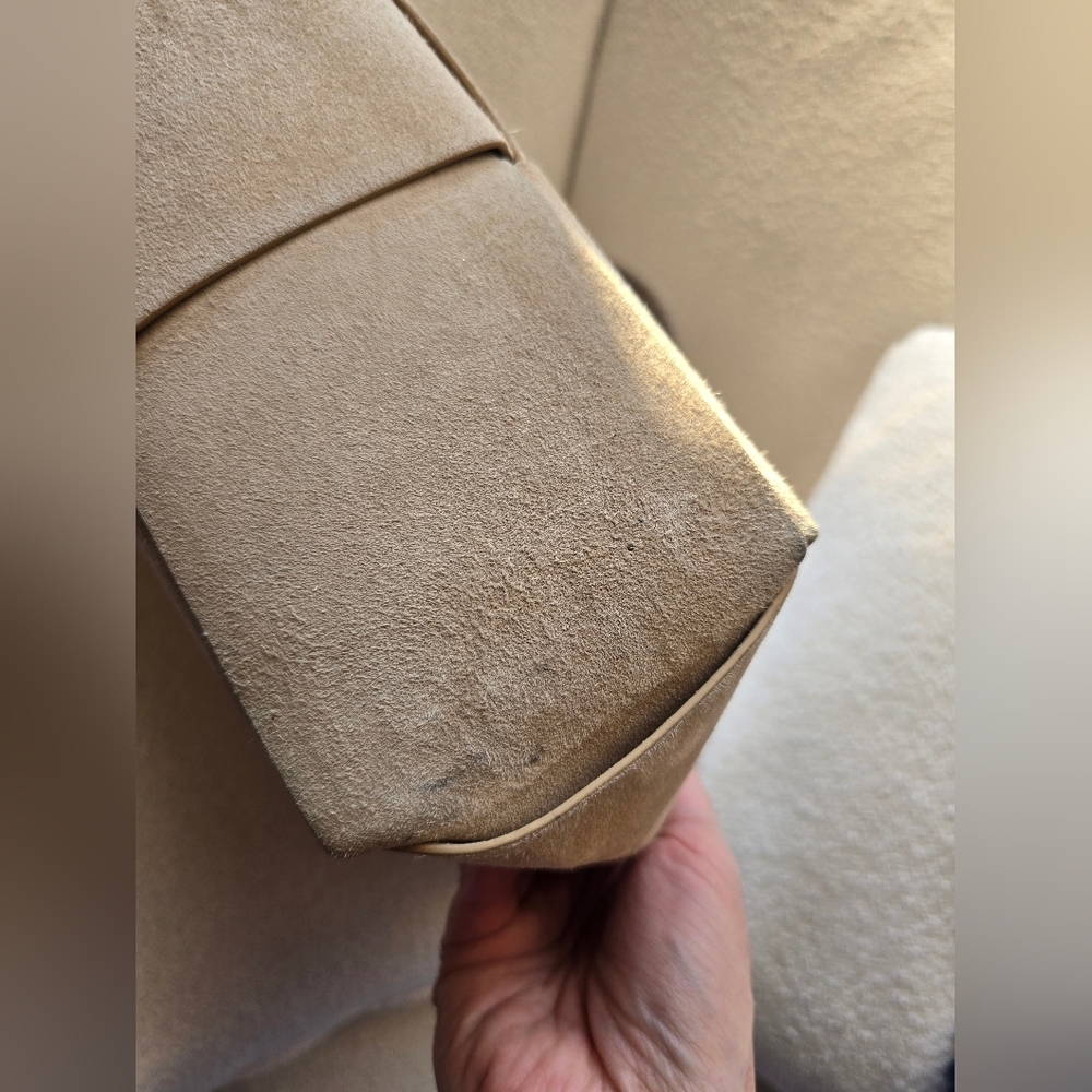 McLaughlin, Tessare Suede Handbag, Sand - Picture 11 of 16